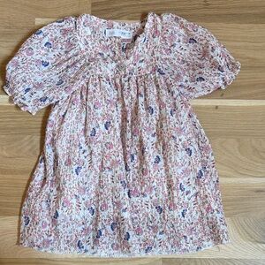Zara Pink and Blue Floral dress
